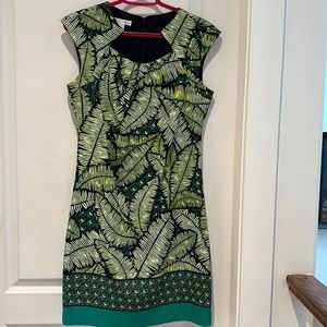 London Times leaf dress